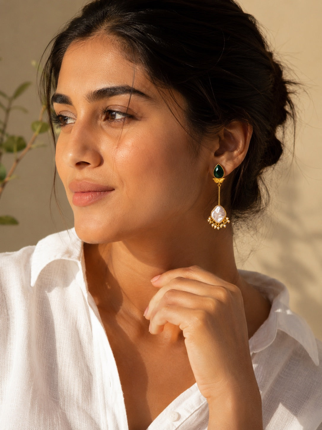 Emerald Bloom Earrings