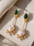 Emerald Bloom Earrings