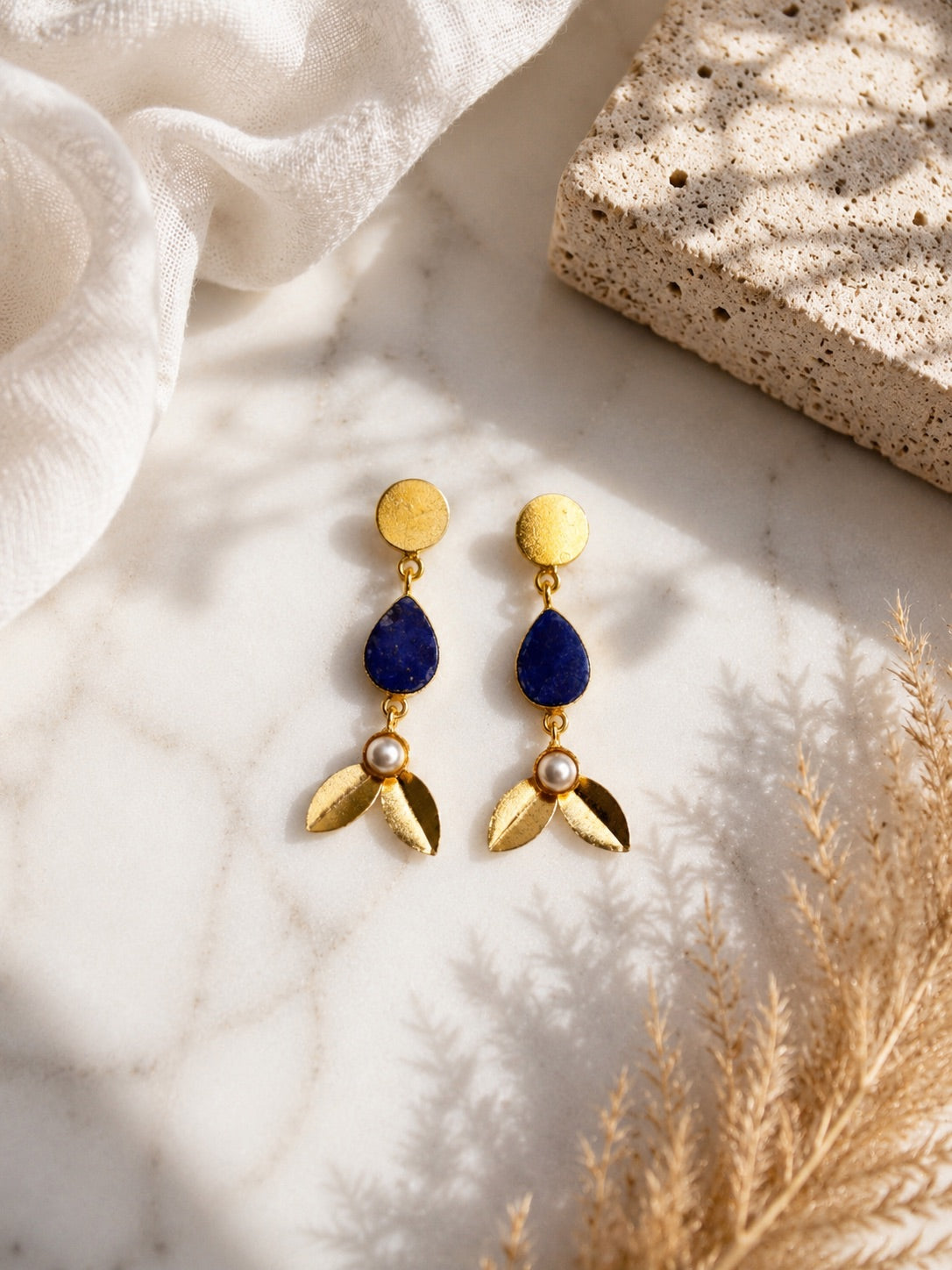 Lapis Grace Earrings