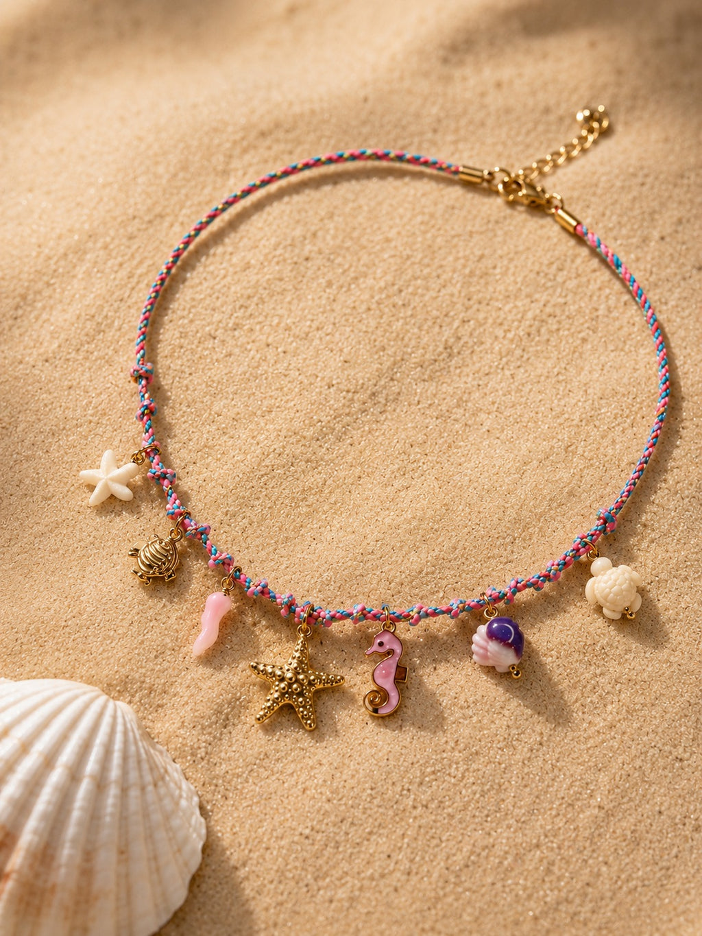 Marina Starfish Charm Necklace