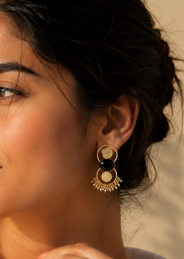 Midnight Halo Earrings