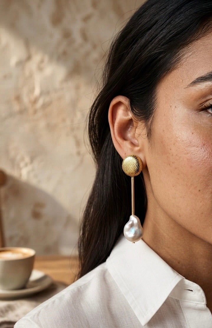 Oceania Linear Drop Earrings