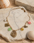 Swirl Eclectic Charm Necklace