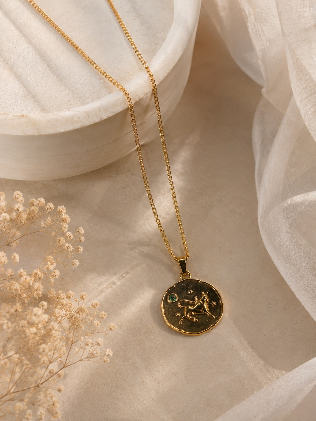 Sunsign Pendent Necklace
